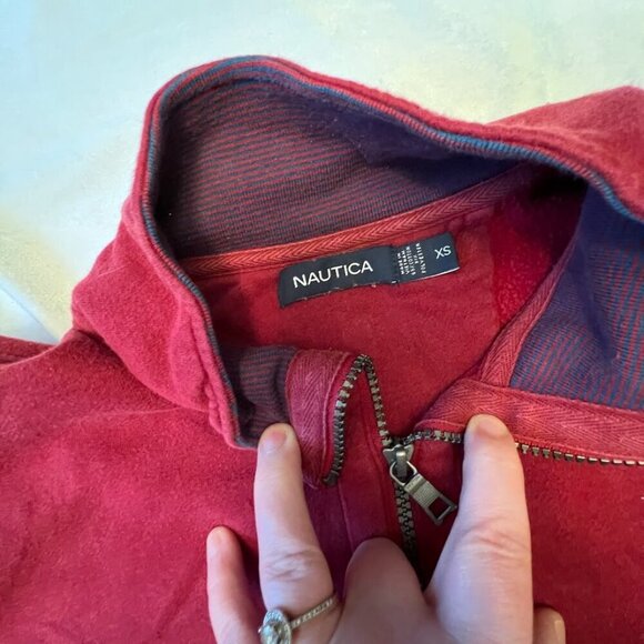 Mens Nautica Sweatshirt Jacket with pockets XS - Picture 4 of 10